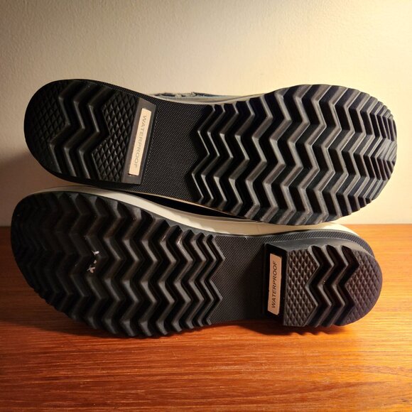 SOREL Leather Warm Lining Waterproof Winter Snow Boots Women (6) Black/White - Picture 12 of 16